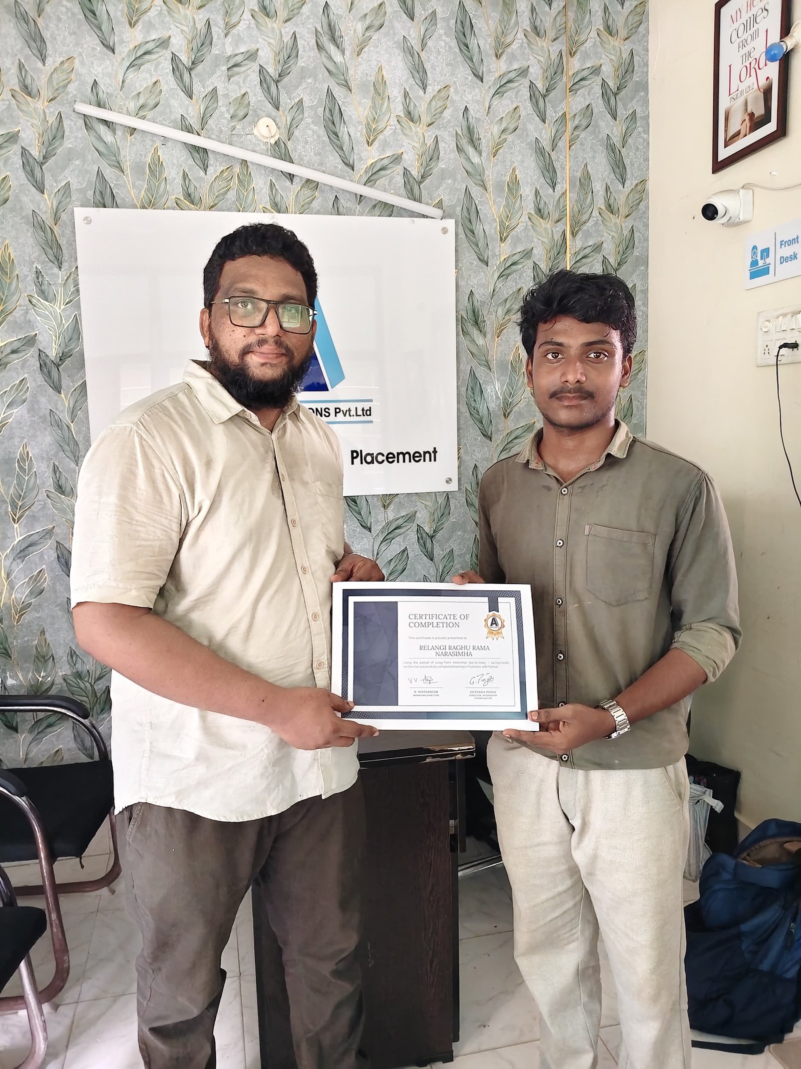 Certificate - Raghu