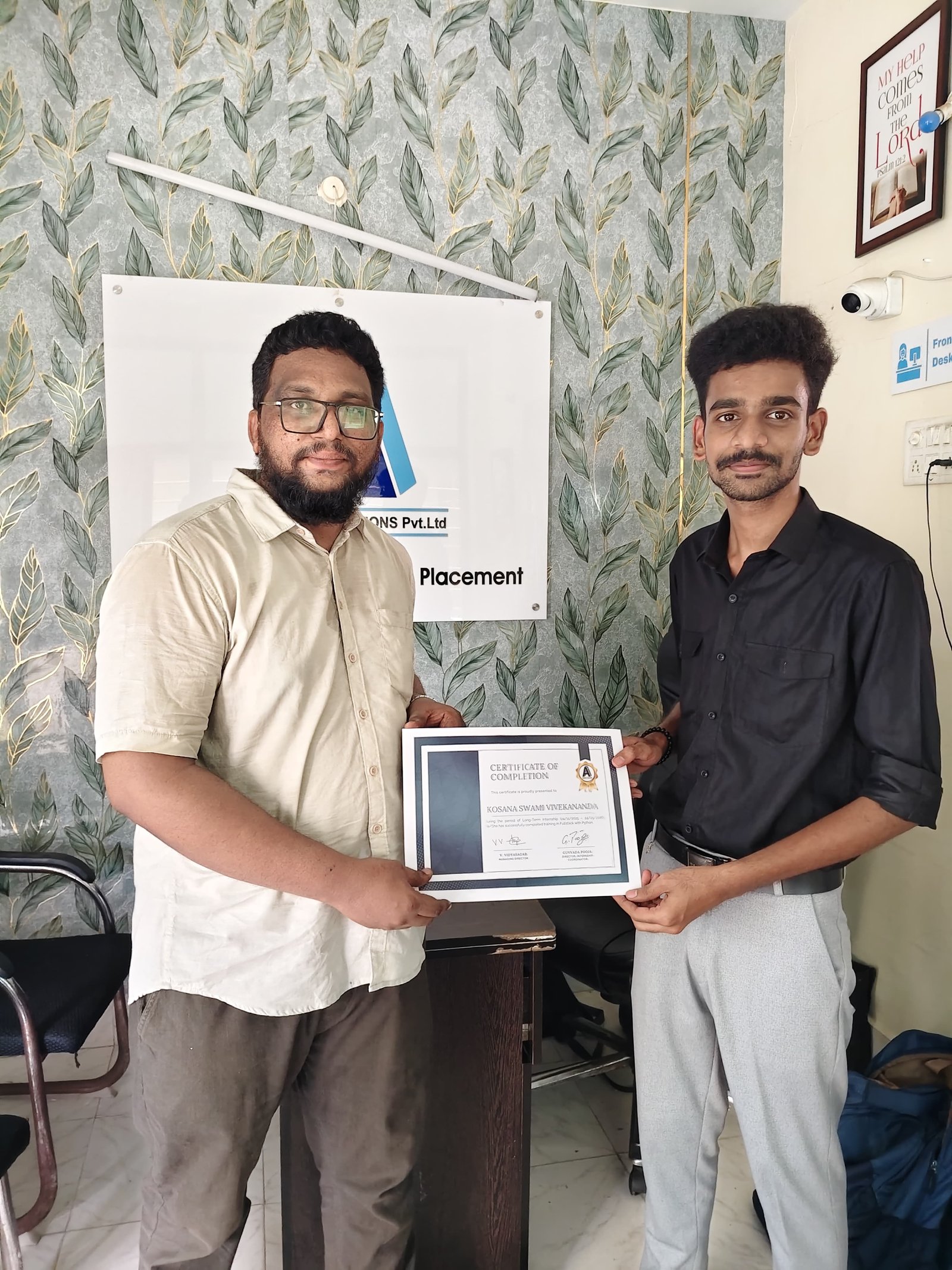 Certificate - Vivek