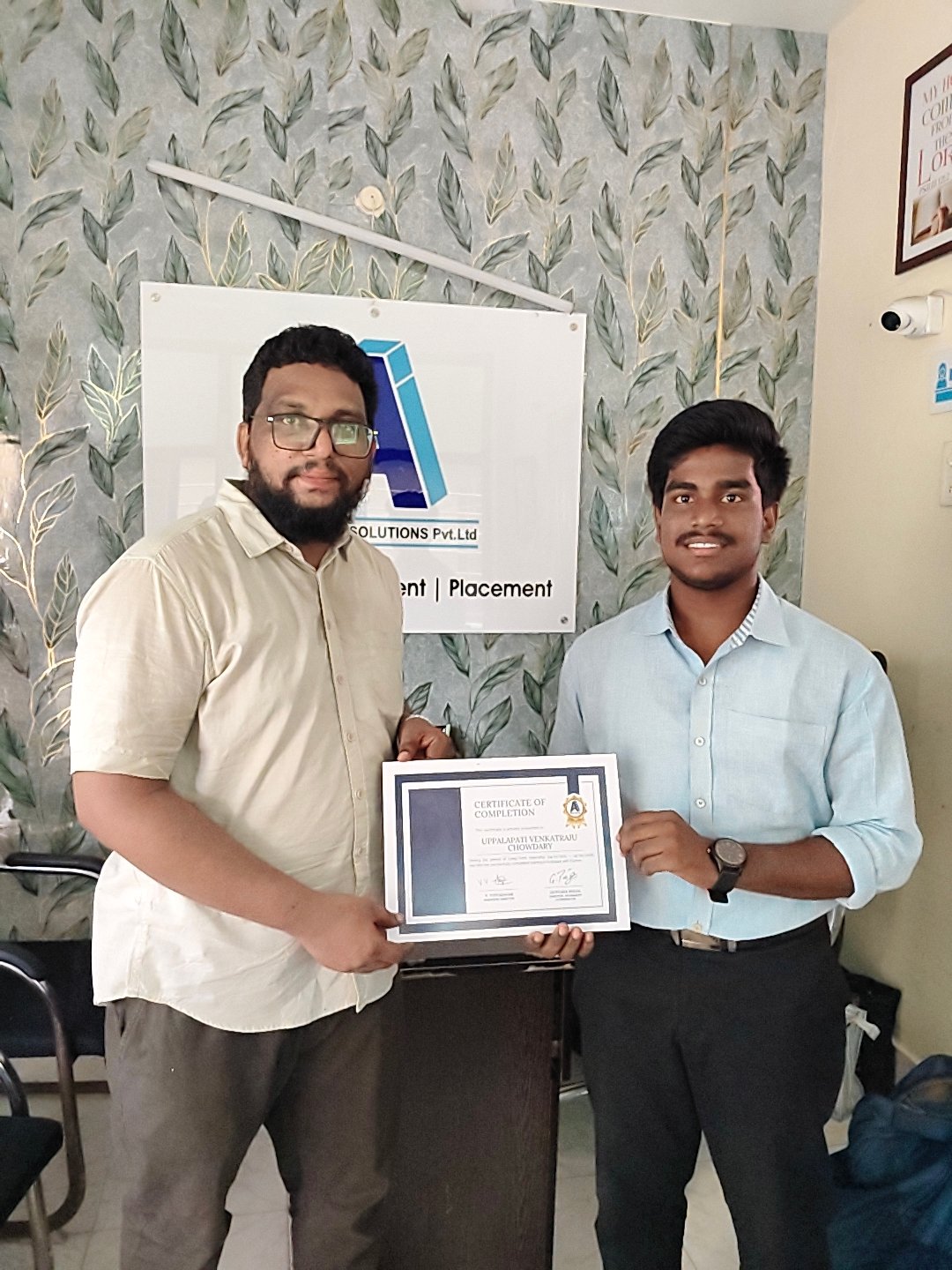 Certificate - Chowdary